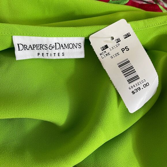 90s DRAPERS AND DAMONS Blue Green Matching Shirt Jacket Set - Picture 8 of 12